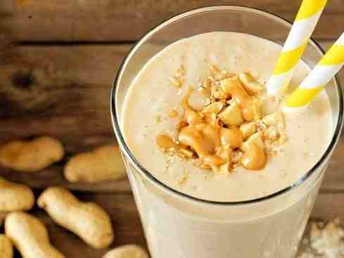 شیک نوتلا بادام زمینی-Peanuts Milkshake 