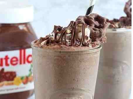شیک نوتلا-Nutella Milkshake 