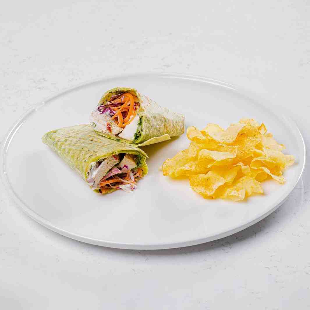 چیکن پستو رپ (Chicken Pesto Wrap)