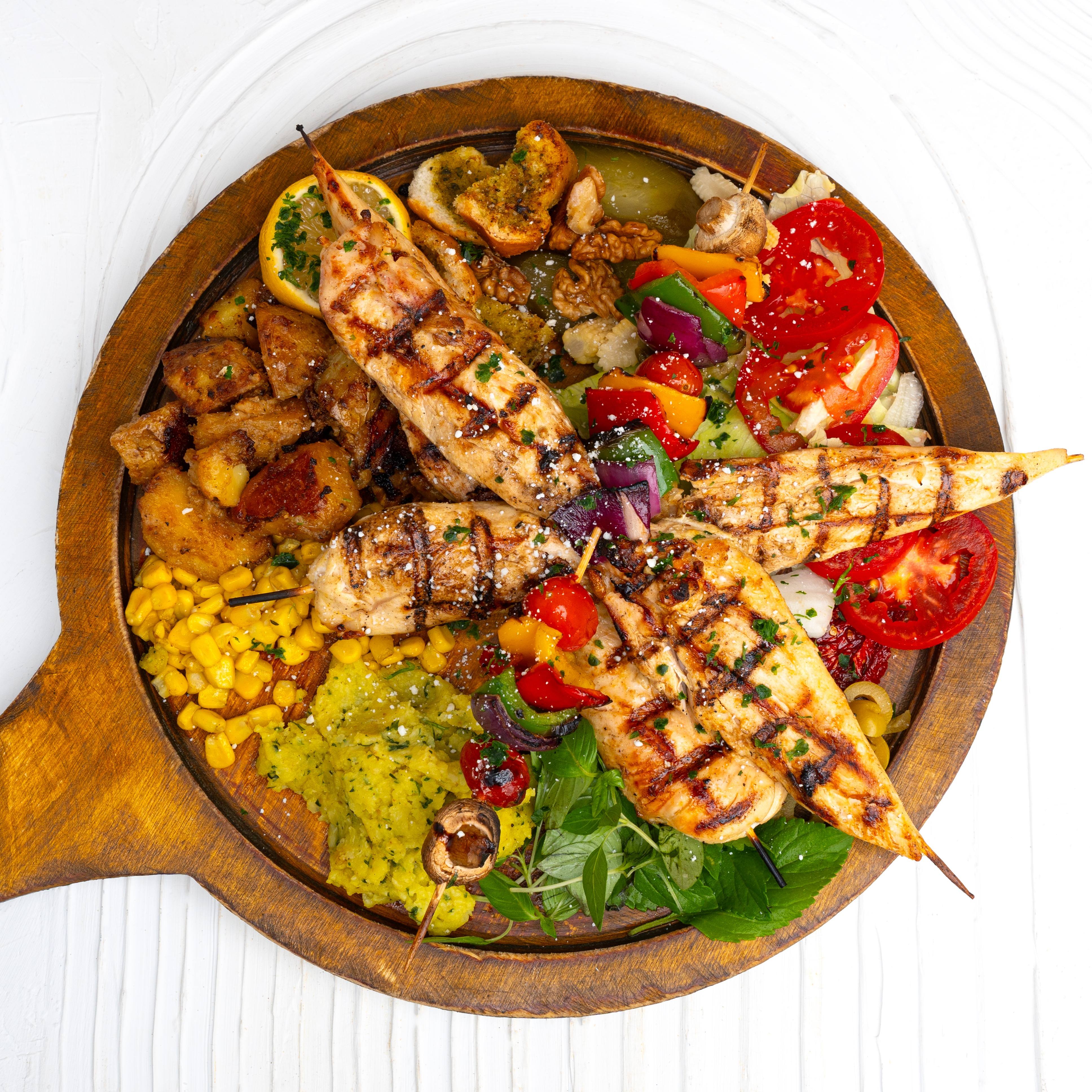 بشقاب گریل رژیمی