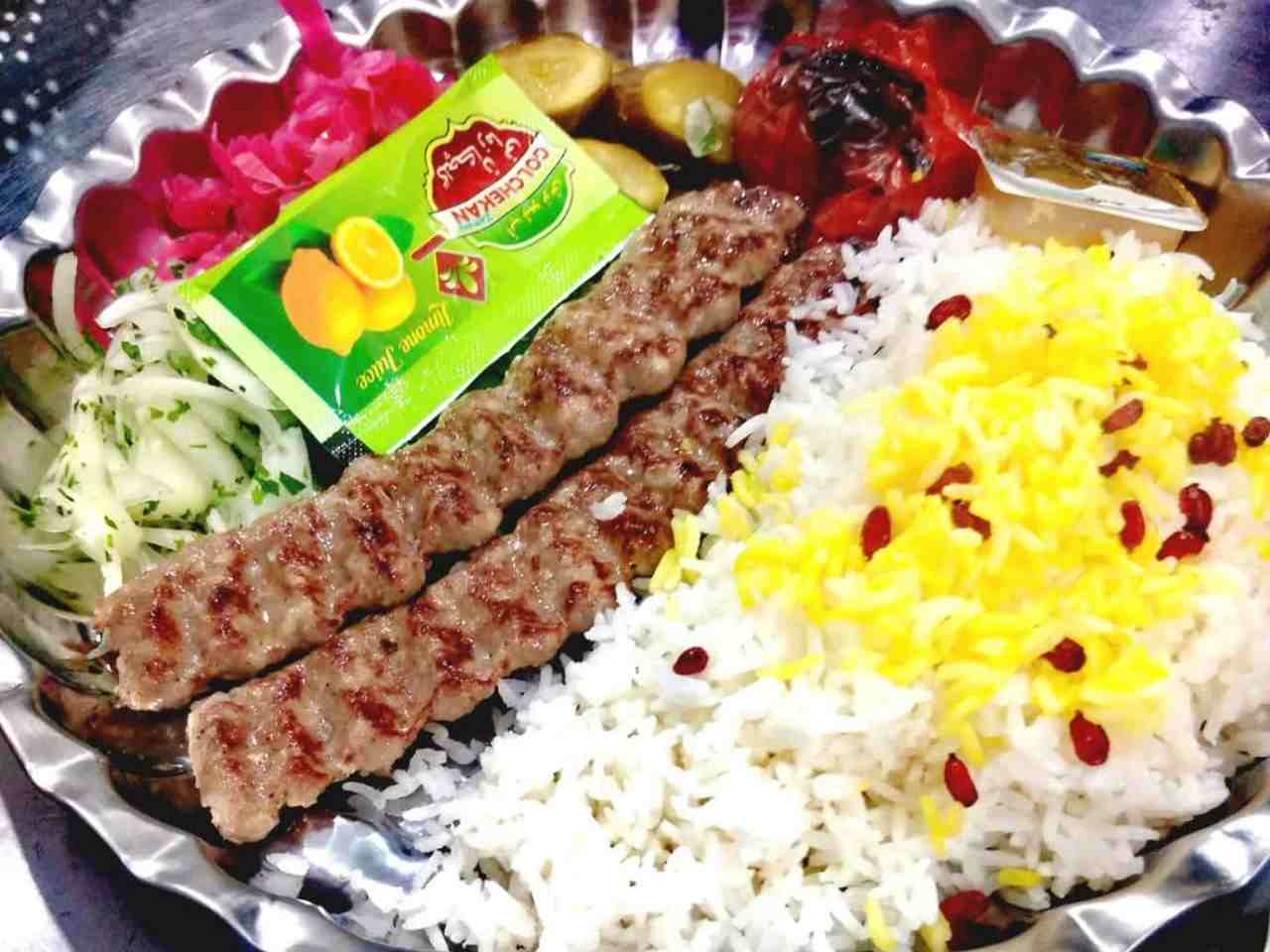 چلو کباب کوبیده