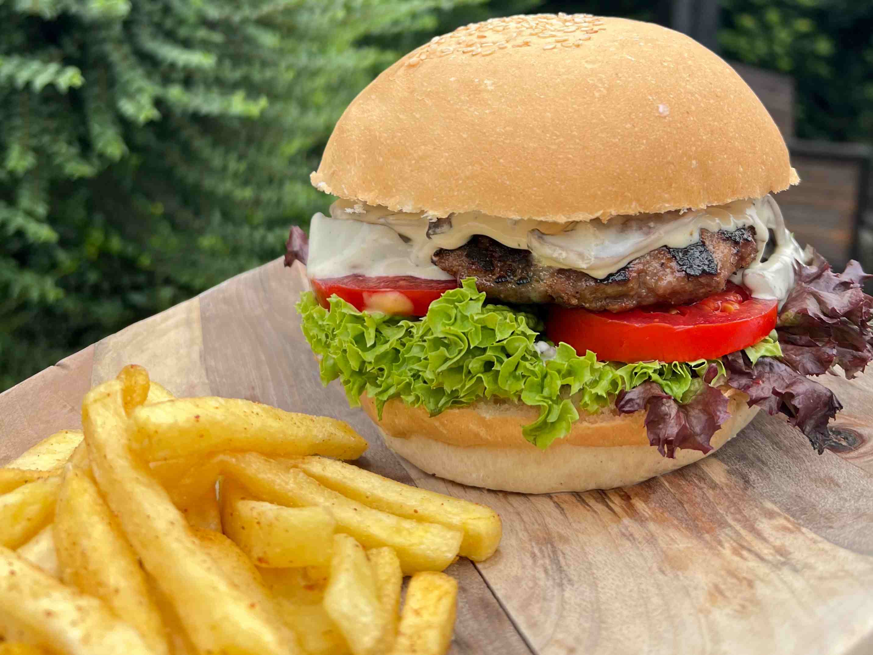 ماشروم برگر/ Mushroom burger