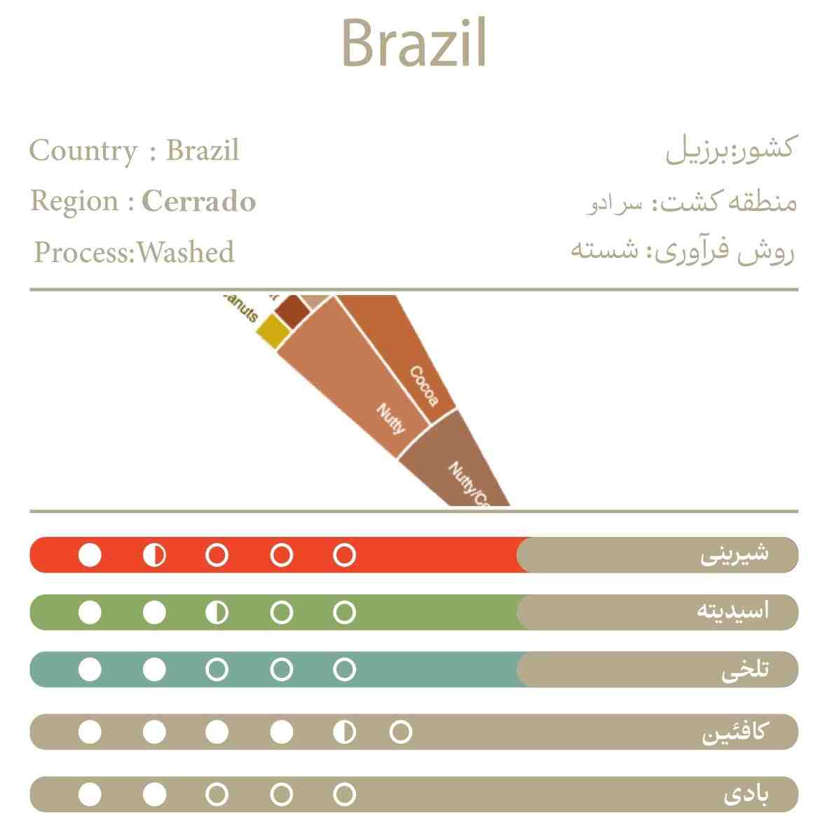 برزیل100%عربیکا