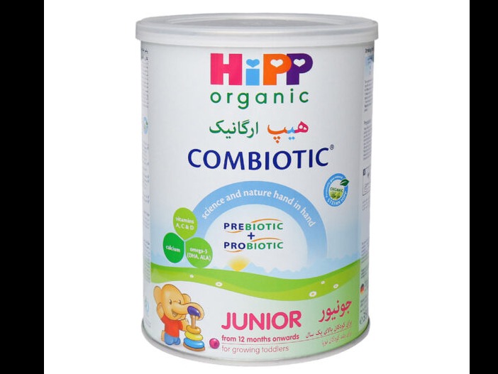 شیر خشک هیپ ارگانیک جونیور برای کودکان بالای یکسال 350 گرم