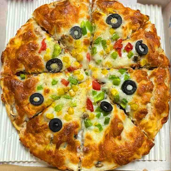 پیتزا قارچ و مرغ(یک نفره)