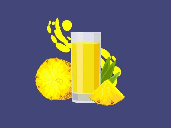 آب آناناس (100% طبیعی)