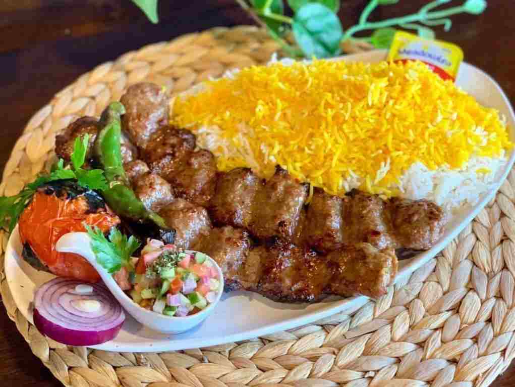 saffron rice mince kebab special