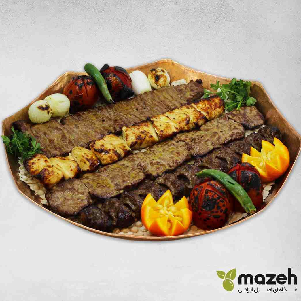 سینی کباب دورهمی ممتاز مزه