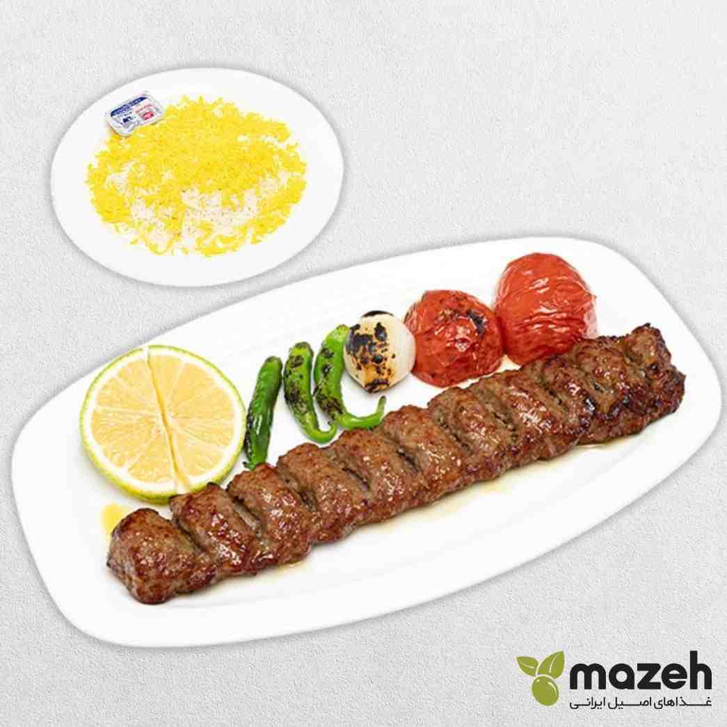 چلو کباب لقمه ممتاز مزه