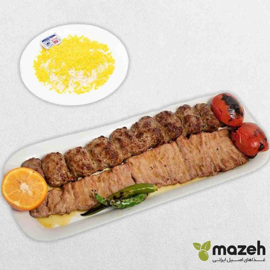 چلو کباب سلطانی ممتاز مزه