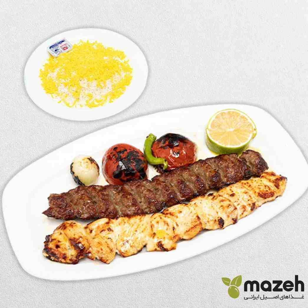 چلو کباب وزیری ممتاز مزه