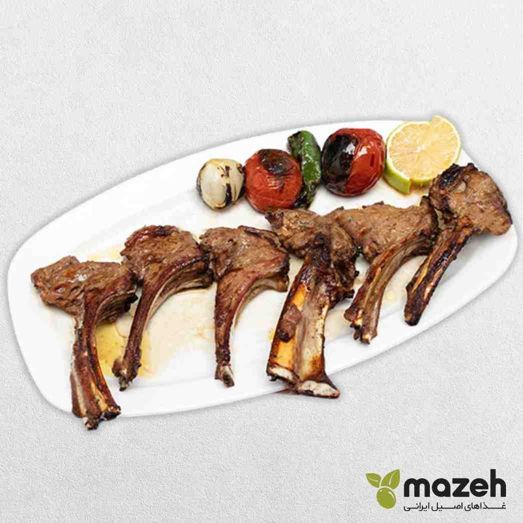 کباب شیشلیک شاندیز بدون دورچین