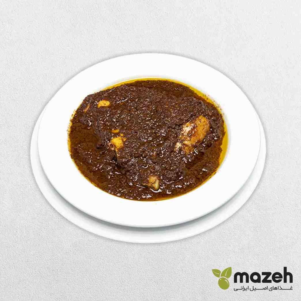 خورشت فسنجان با ران مرغ بدون برنج