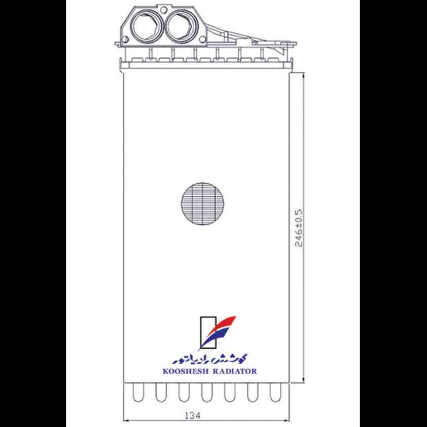 رادیاتور بخاری 206 اکسپندی