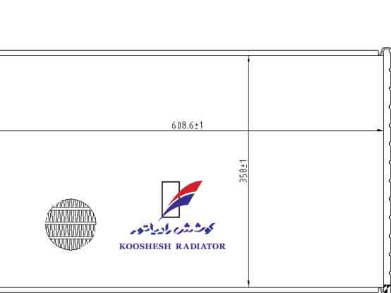 رادیاتور آب کلاسیک تک لول 405