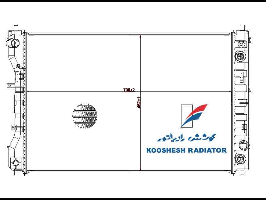 رادیاتور آب هایما s7 اتوماتیک