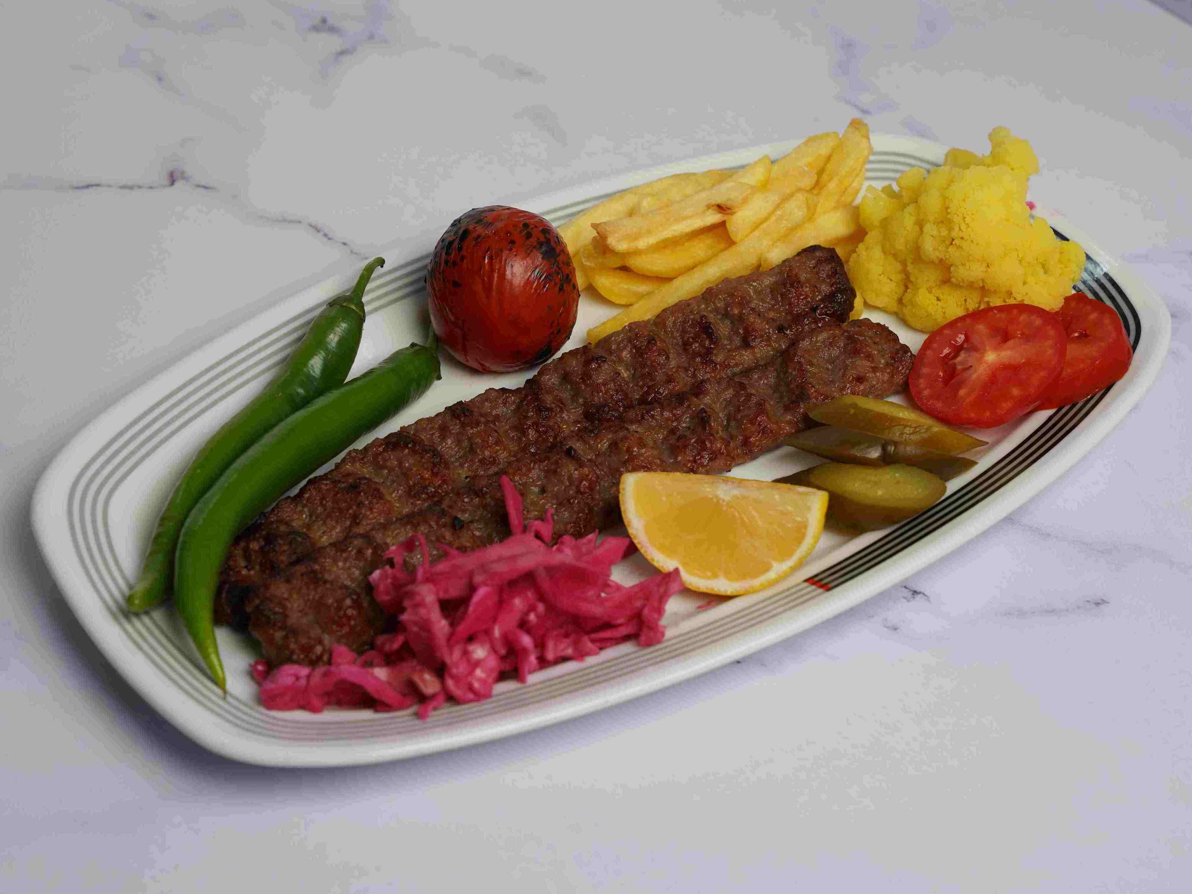 خوراک کباب کوبیده
