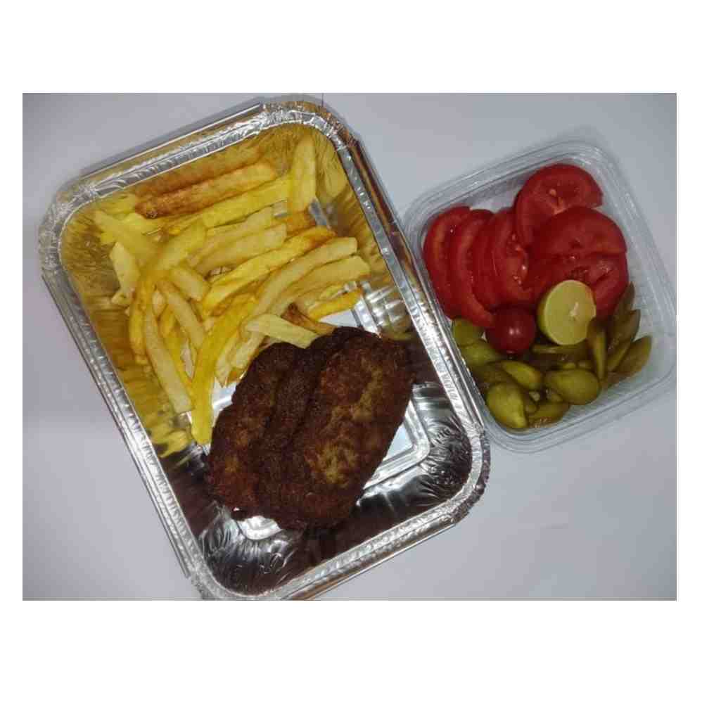 کتلت گوشت با سیب زمینی