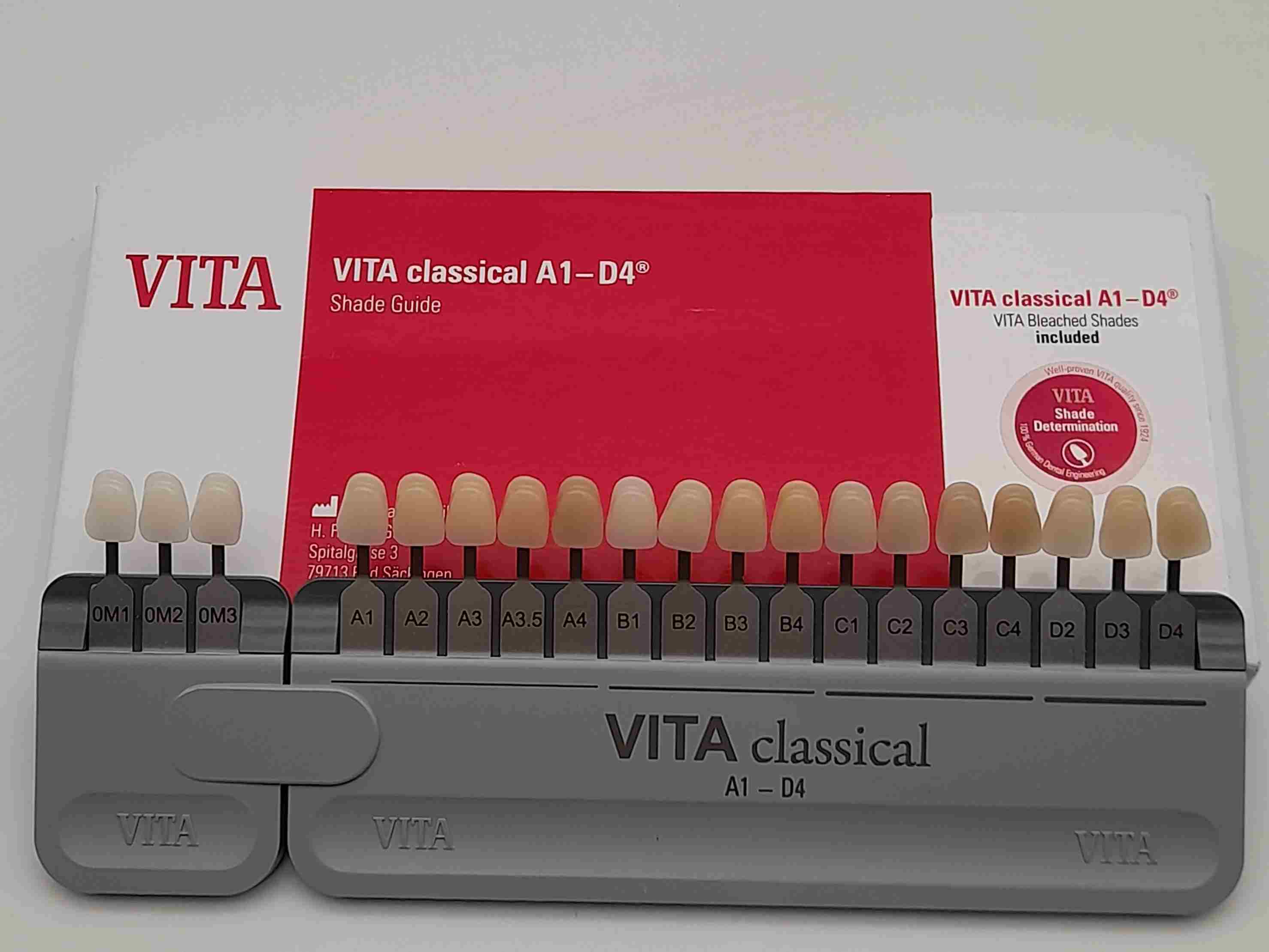 نمونه رنگ VITA CLASSICAL