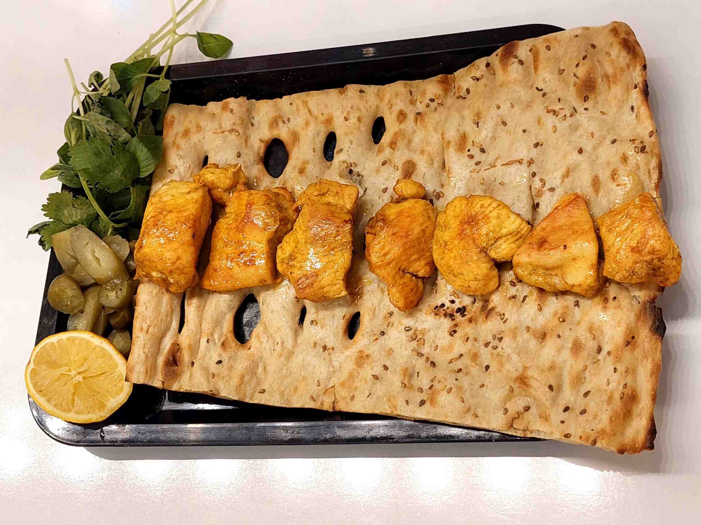 جوجه کباب بی استخوان 